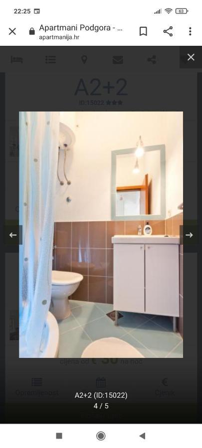 Vega Apartments Подгора Екстер'єр фото